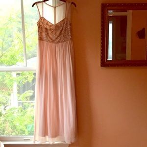 Adrianna Pappel blush gown